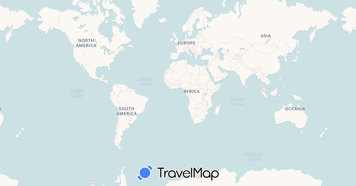 TravelMap itinerary: driving, train in Japan (Asia)